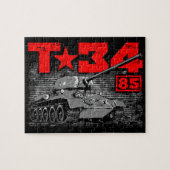 T-34-85 Sovjet-middeltank Legpuzzel (Horizontaal)