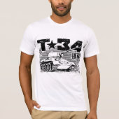 T-34-85 Sovjet-middeltank T-shirt (Voorkant)