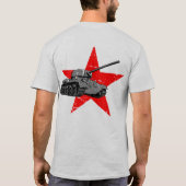 T-34-85 Sovjet-middeltank T-shirt (Achterkant)