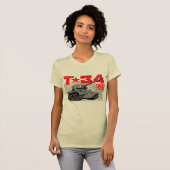 T-34-85 Sovjet-middeltank T-shirt (Voorkant volledig)