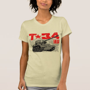 T-34-85 Sovjet-middeltank T-shirt