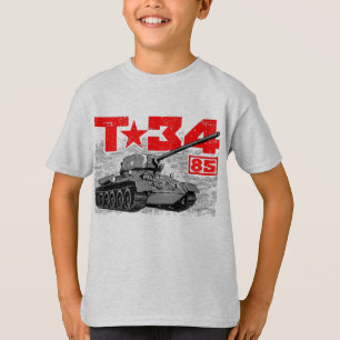 T-34-85 Sovjet-middeltank T-shirt