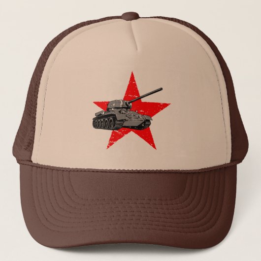 T-34-85 Sovjet-middeltank Trucker Pet (Voorkant)