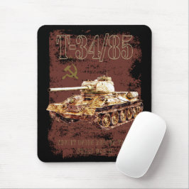 T-34-85 Sovjet-Unie Middelzware Tank van WOII en V Muismat
