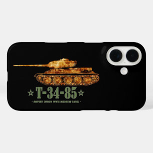 T-34-85 Tweede Wereldoorlog Sovjet-middentank WOII iPhone 16 Hoesje