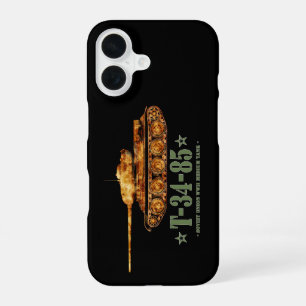 T-34-85 Tweede Wereldoorlog Sovjet-middentank WOII iPhone 16 Hoesje