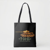 T-34-85 Tweede Wereldoorlog Sovjet-middentank WOII Tote Bag (Voorkant)