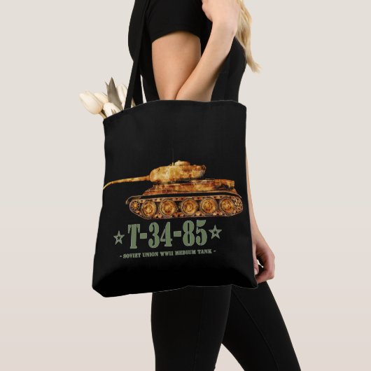 T-34-85 Tweede Wereldoorlog Sovjet-middentank WOII Tote Bag (Dichtbij)
