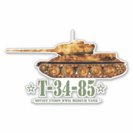 T-34-85 Tweede Wereldoorlog Tweede Wereldoorlog So Sticker
