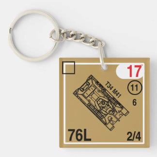 T-34 M41 Sleutelhanger Fob