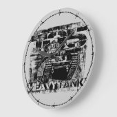 T-35 Acrylic Wall Clock Grote Klok (Hoek)