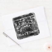 T-35 Vierkante Sticker (Envelop)