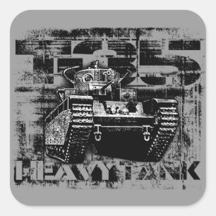 T-35 Vierkante Stickers