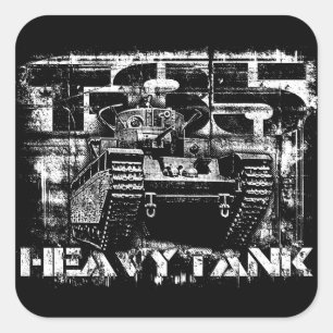T-35 Vierkante Stickers
