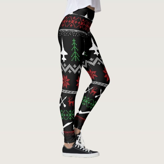 T-38 Kerstmis-Leggings Leggings (Rechts)