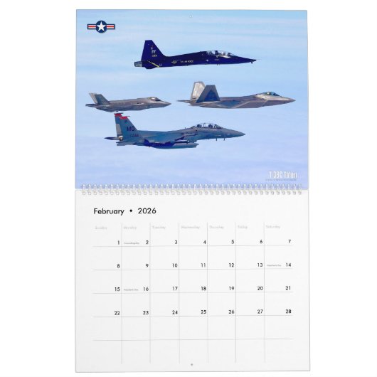 T-38 TALON KALENDER (Feb 2026)