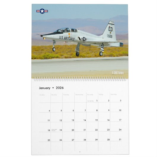 T-38 TALON KALENDER (Jan 2026)