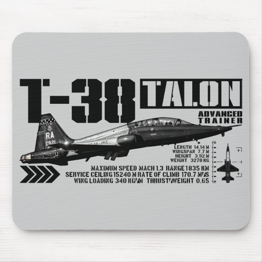 T-38 Talon Muismat (Voorkant)