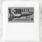 T-38 Talon Rechthoekige Sticker (Tas)