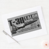 T-38 Talon Rechthoekige Sticker (Envelop)