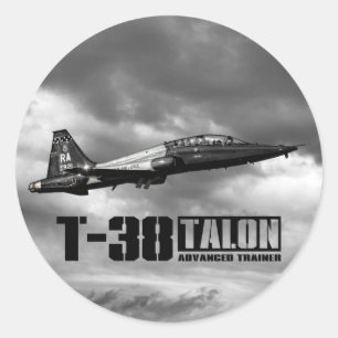 T-38 Talon Ronde Sticker