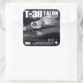T-38 Talon Vierkante Sticker (Tas)