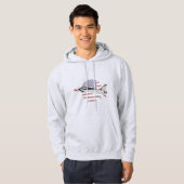 T-38 Vliegtuig Talon Jet Trainer Hoodie (Voorkant volledig)