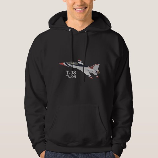 T-38 Vliegtuig Talon Jet Trainer Hoodie (Voorkant)