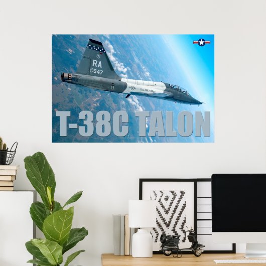T-38C TALON POSTER (Thuiskantoor)