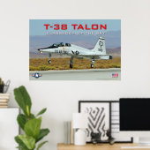 T-38C TALON POSTER (Thuiskantoor)