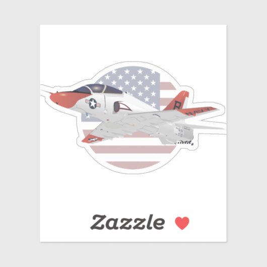 T-45 Vliegtuig Goshawk Jet Trainer Sticker (Vel)