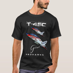 T-45C Goshawk Redhawks USAF Navy Training Vliegtui T-shirt