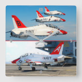 T-45C GOSHAWK VIERKANTE KLOK (Voorkant)