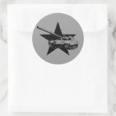 T-64 Hoofdslagtank Ronde Sticker (Tas)