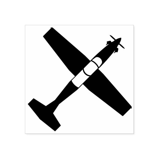 T-6 Texaan 2 Top Uitzicht Silhouet Stempel (Afrduk)