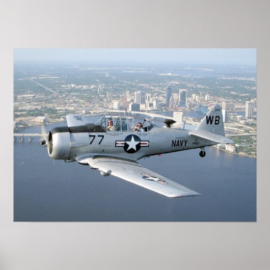 T-6 Texaan Poster (Voorkant)