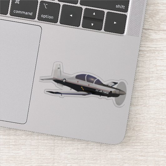 T-6 Texan II Trainer Vliegtuig Sticker (Detail)