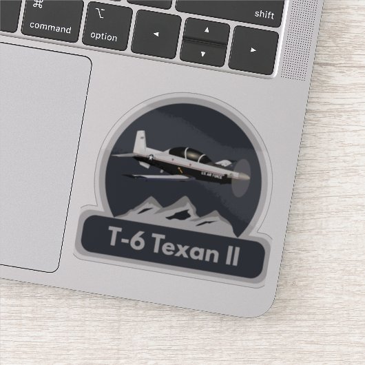 T-6 Texan II Trainer Vliegtuig Sticker (Detail)