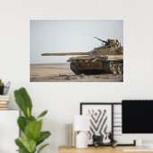 T-72 tank poster (Thuiskantoor)
