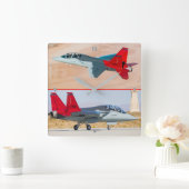 T-7A RED HAWK VIERKANTE KLOK (Huis)