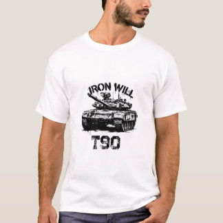 T-90 Tank Iron Will Militair Grafisch T-Shirt
