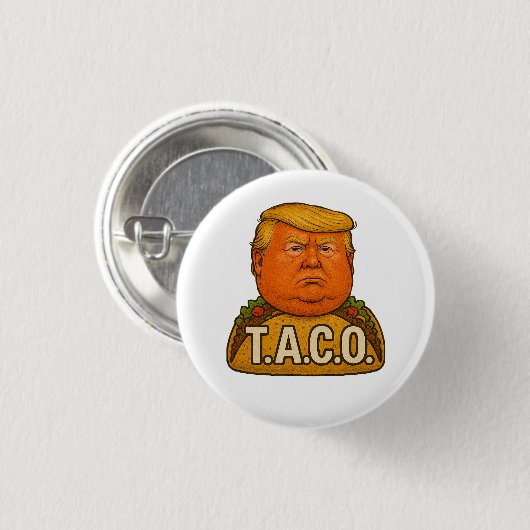 T.A.C.O RONDE BUTTON 3,2 CM (Voorkant /achterkant)