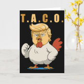 T.a.c.o. Trump Is Een Taco  Kaart (Gele Bloem)