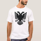 T Albanees adellijk shirt eagle shirts (Voorkant)