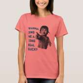 T-Ava, vrouwenruggegraat T-shirt (Voorkant)