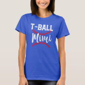 T-Ball Mimi Womens Baseball Grandma Game Gift T-shirt (Voorkant)