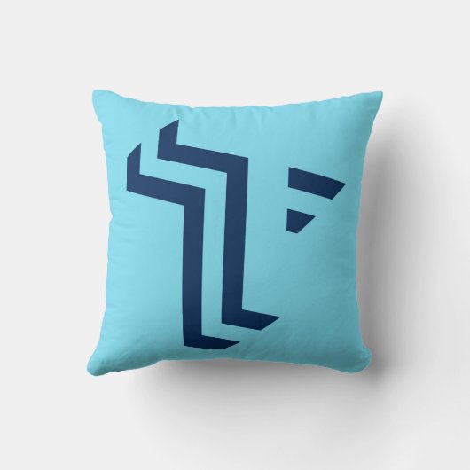 T Bat Mitzvah Pillow Kussen (Achterkant)