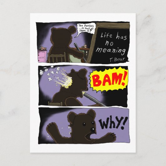 T. Beer ZelfmoordBriefkaart Briefkaart (Voorkant)