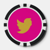 T BIRD DESIGN POKER CHIPS (Voorkant)
