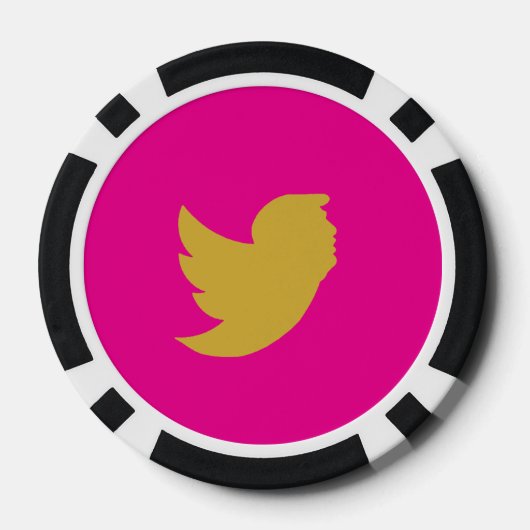 T BIRD DESIGN POKER CHIPS (Achterkant)